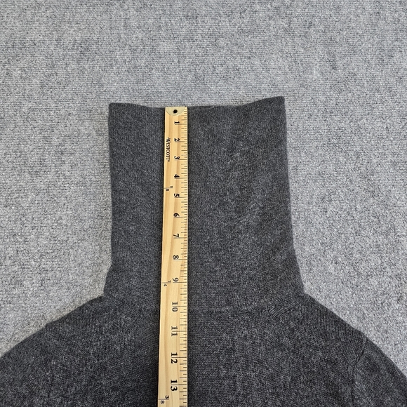 Polo Ralph Lauren Gray Turtleneck Sweater Petite S Cashmere Wool Womens $148 - Picture 11 of 11